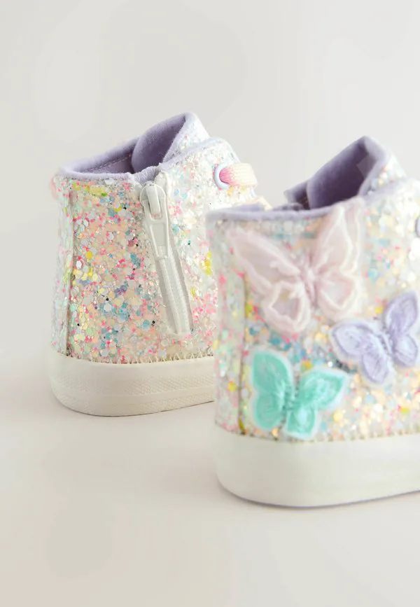 Детские туфли для подружек невесты стандартного размера Next, Multi Pastel Glitter — фото 4