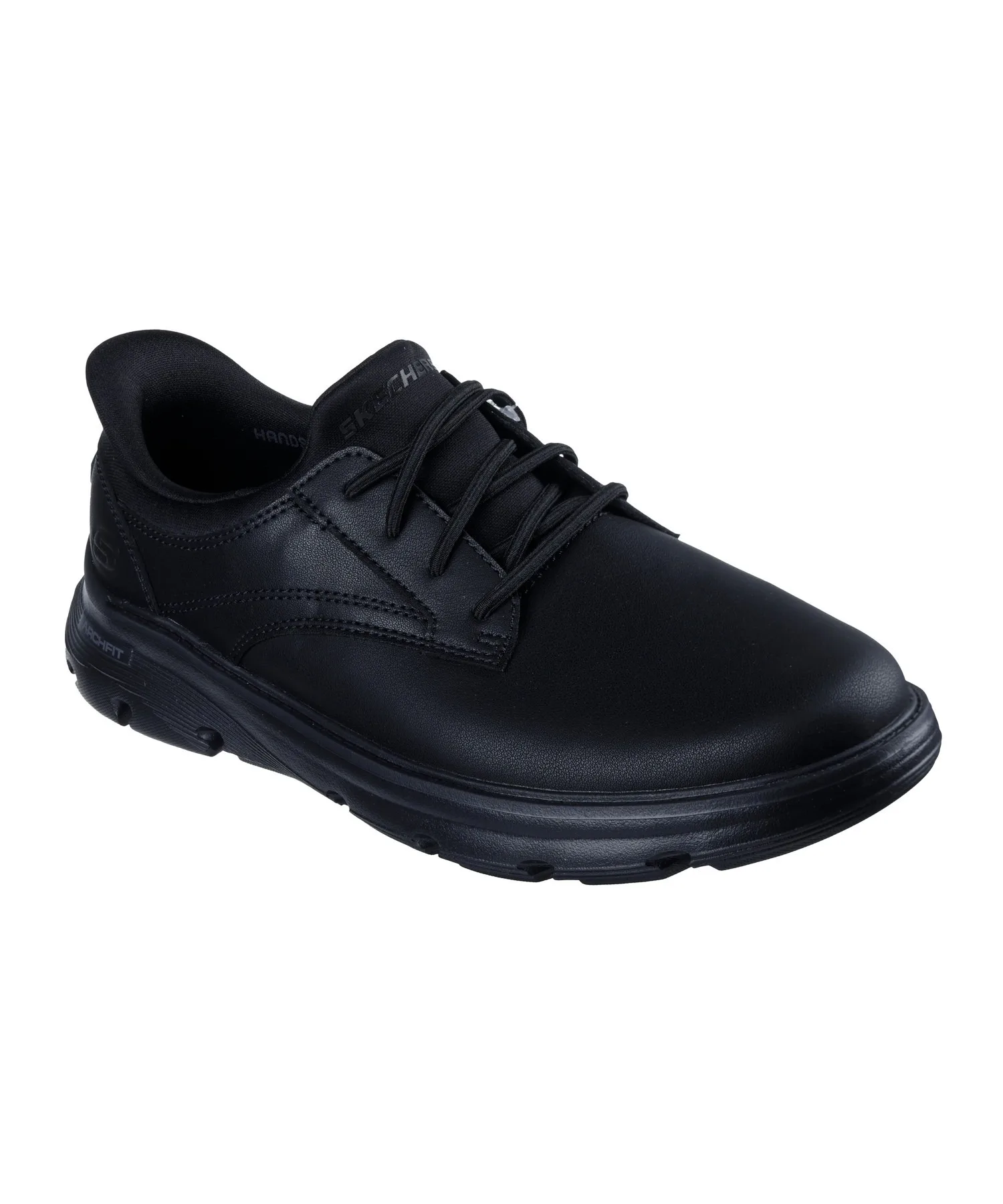 Мужские туфли без шнуровки Hands Free Slip-ins Relaxed Fit Arch Fit Garza - Langston SKECHERS чёрные