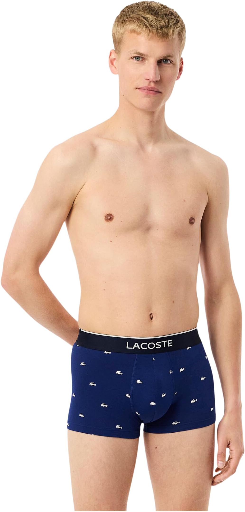 Боксеры Lacoste, мужские, хлопок-эластан, набор из трех — фото 2