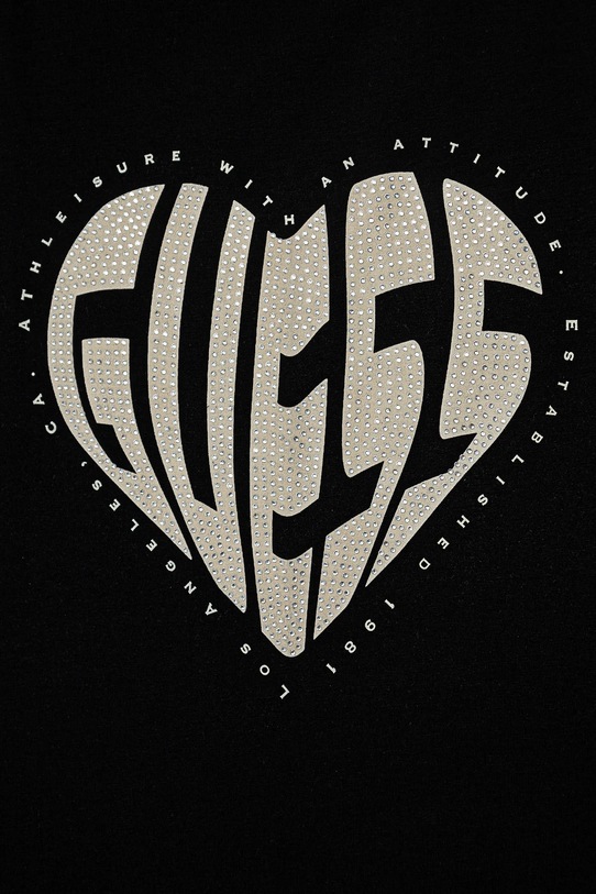 Детская футболка Guess, черный — фото 3