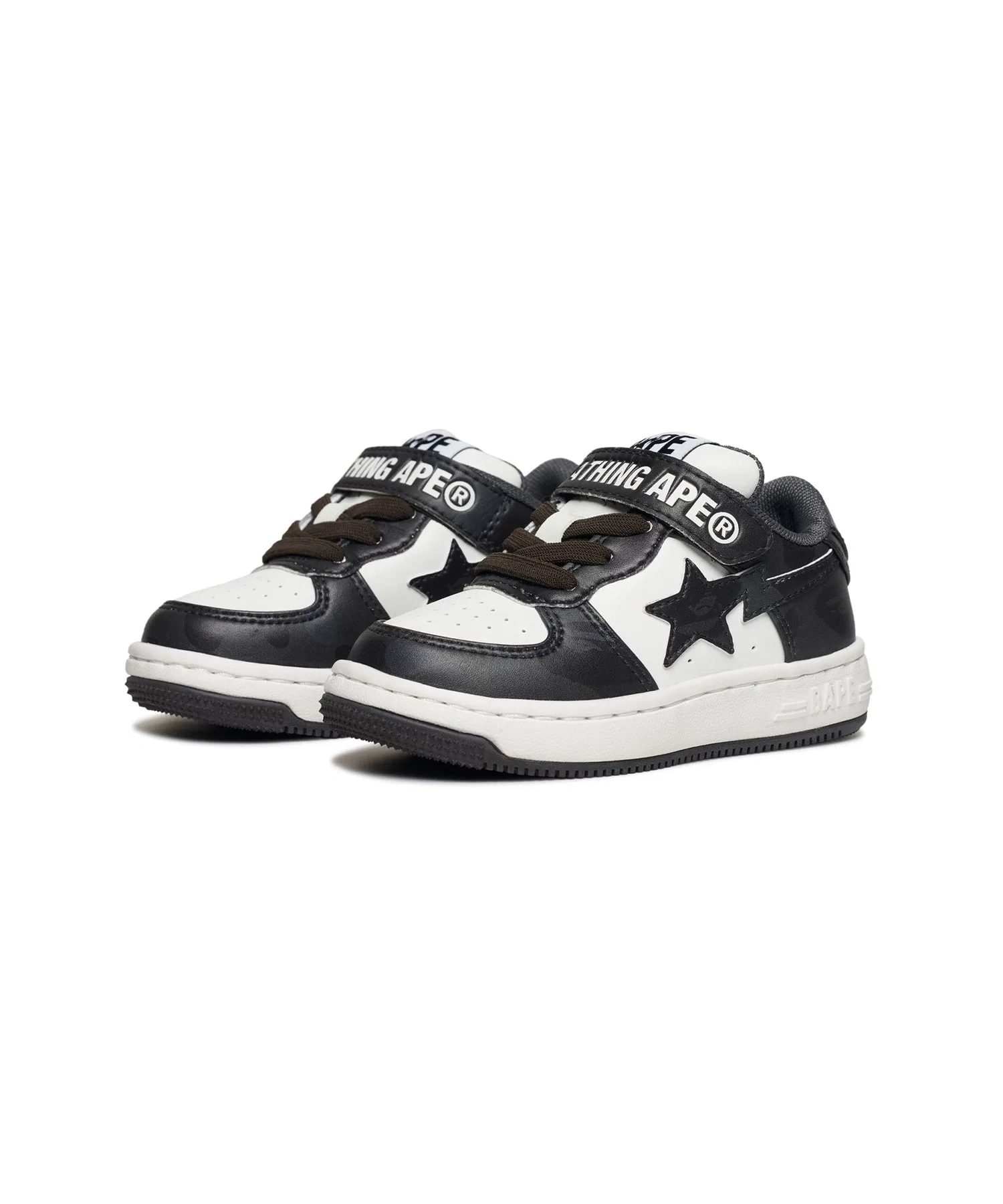 Детские кроссовки BAPE STA #1 A BATHING APE чёрные