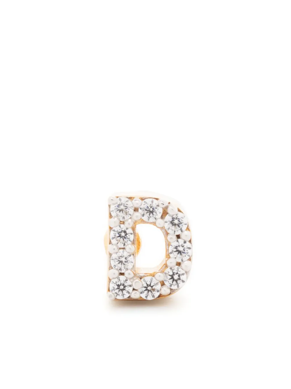 

Серьга Pave Initial Missoma, золотой