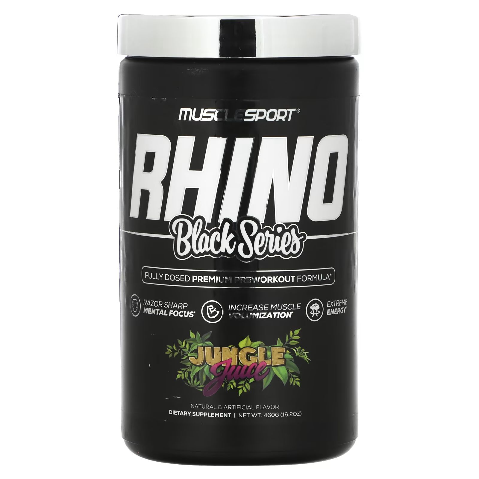 

Black Series, Rhino, сок джунглей, 16,2 унции (460 г) Musclesport