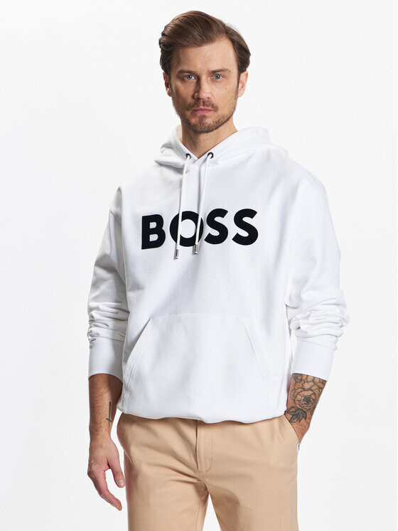 

Толстовка оверсайз Boss, белый
