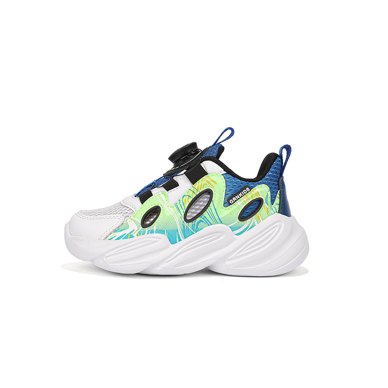 

Кроссовки детские K Bird Low Top Running Shoes K-bird, белый/синий/зеленый