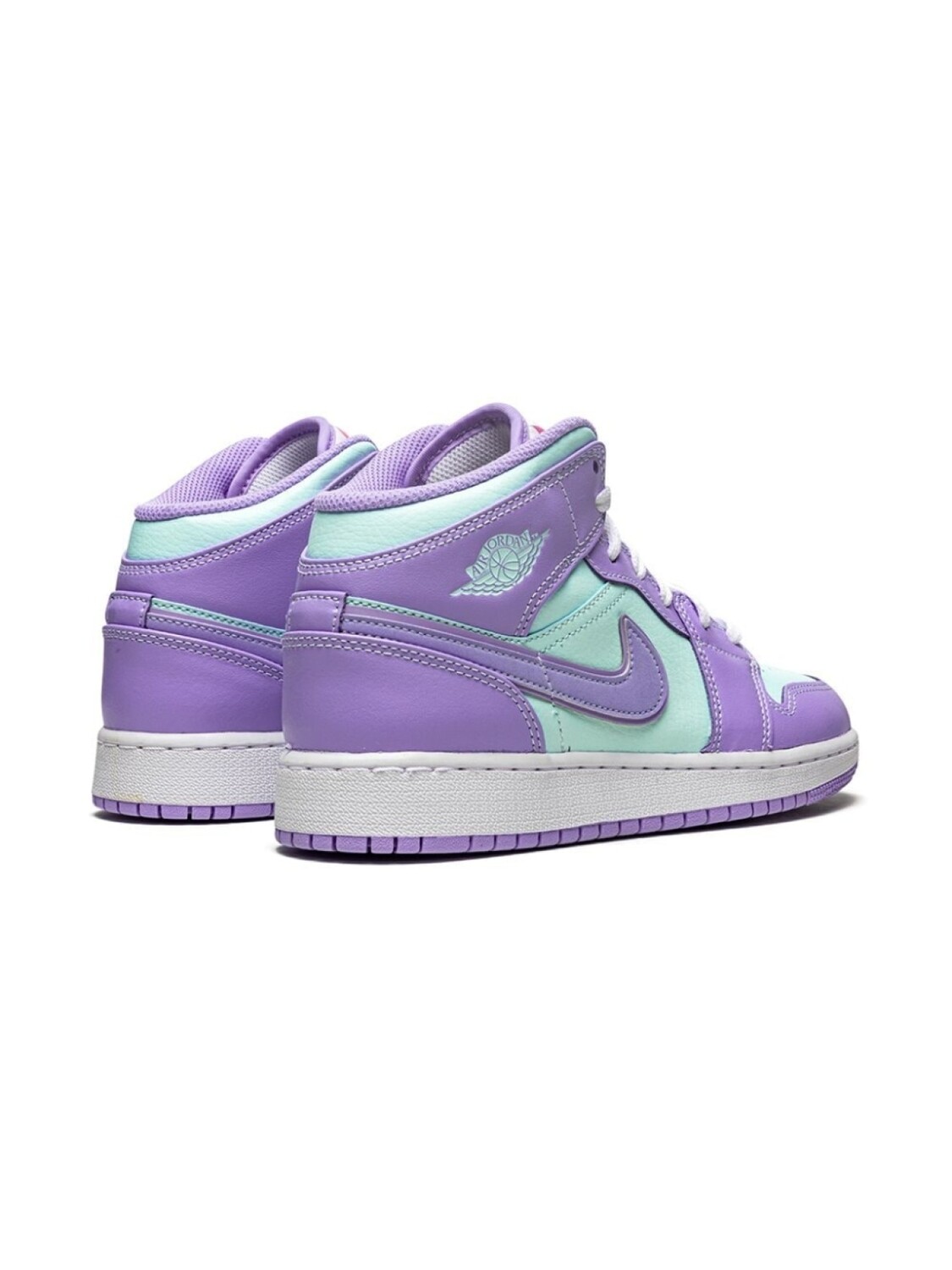 Jordan кроссовки Air Jordan 1 Mid GS, фиолетовый — фото 3