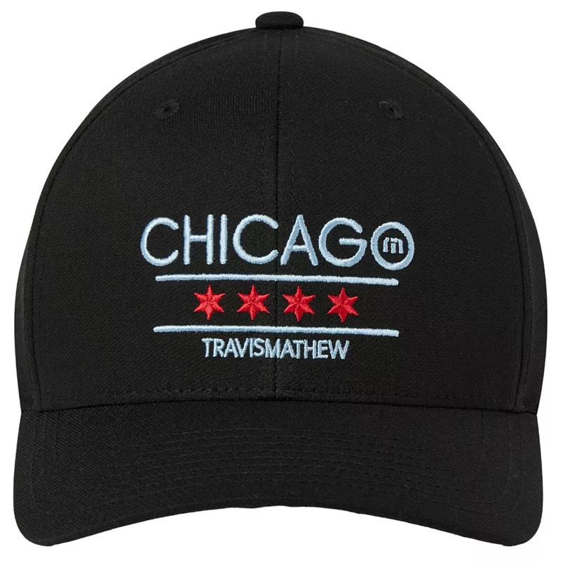 

Мужская кепка для гольфа TravisMathew Southside 2.0 IL State, черный