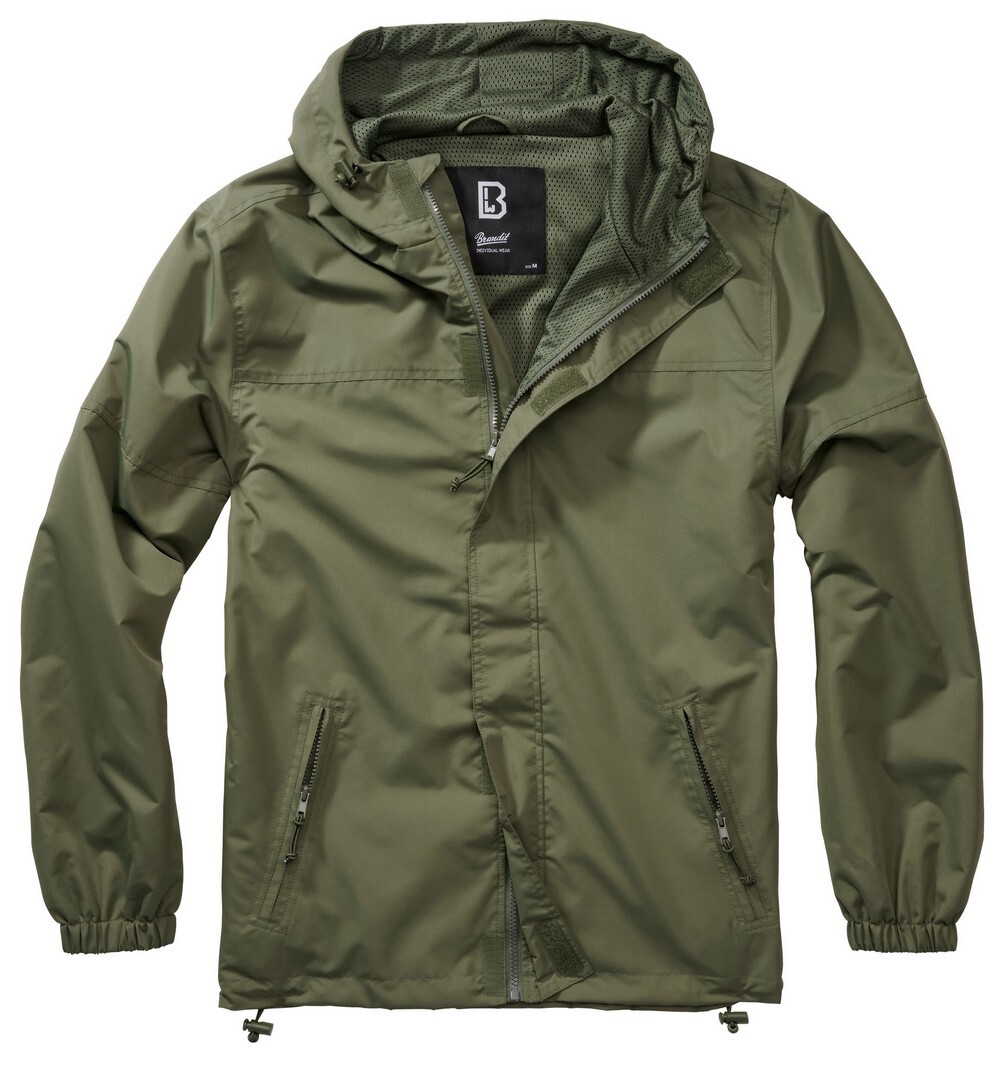 

Куртка Brandit Jacke Summer Windbreaker Frontzip, зеленый