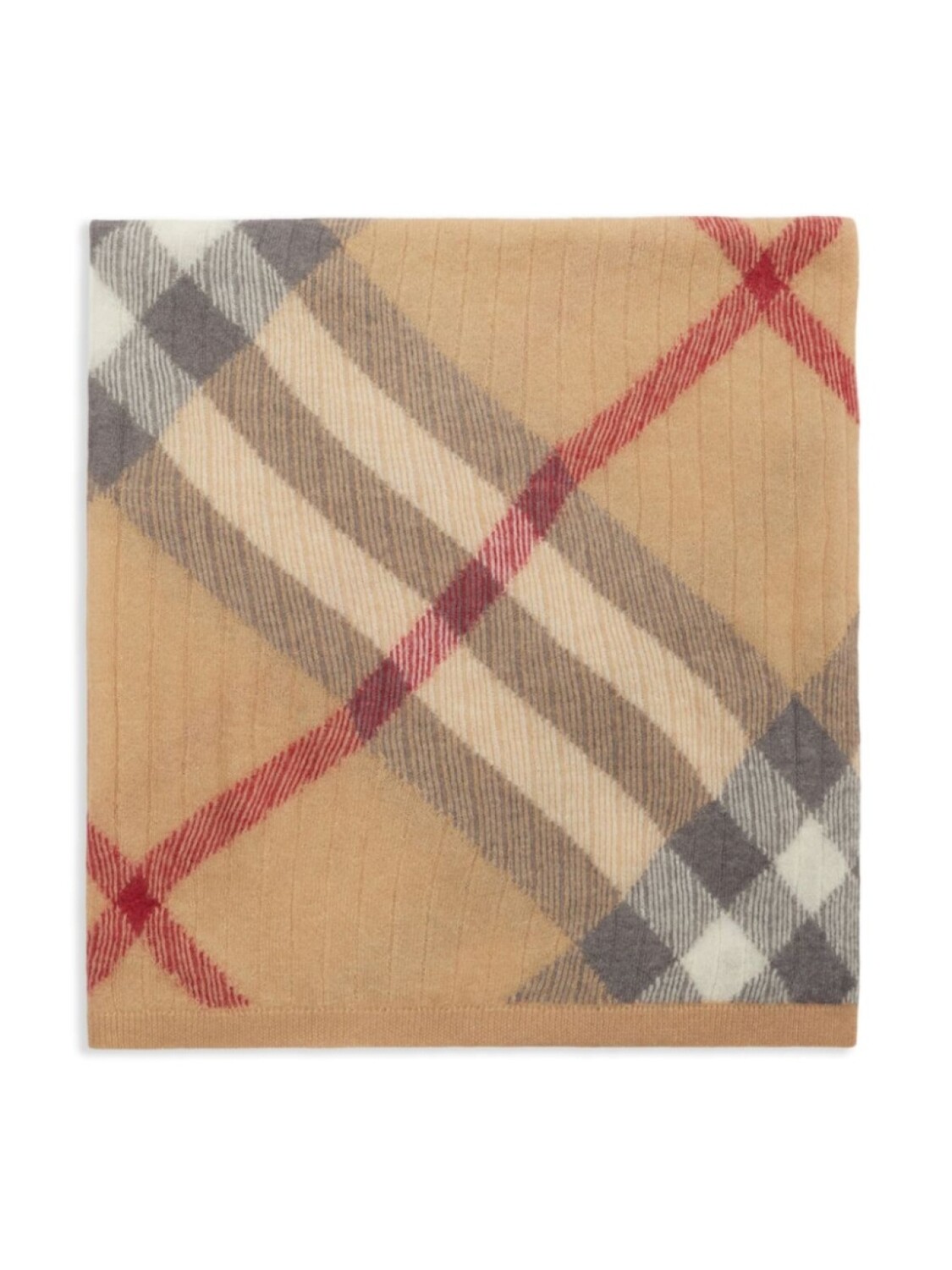 

Burberry Kids одеяло в клетку House Check, нейтральный