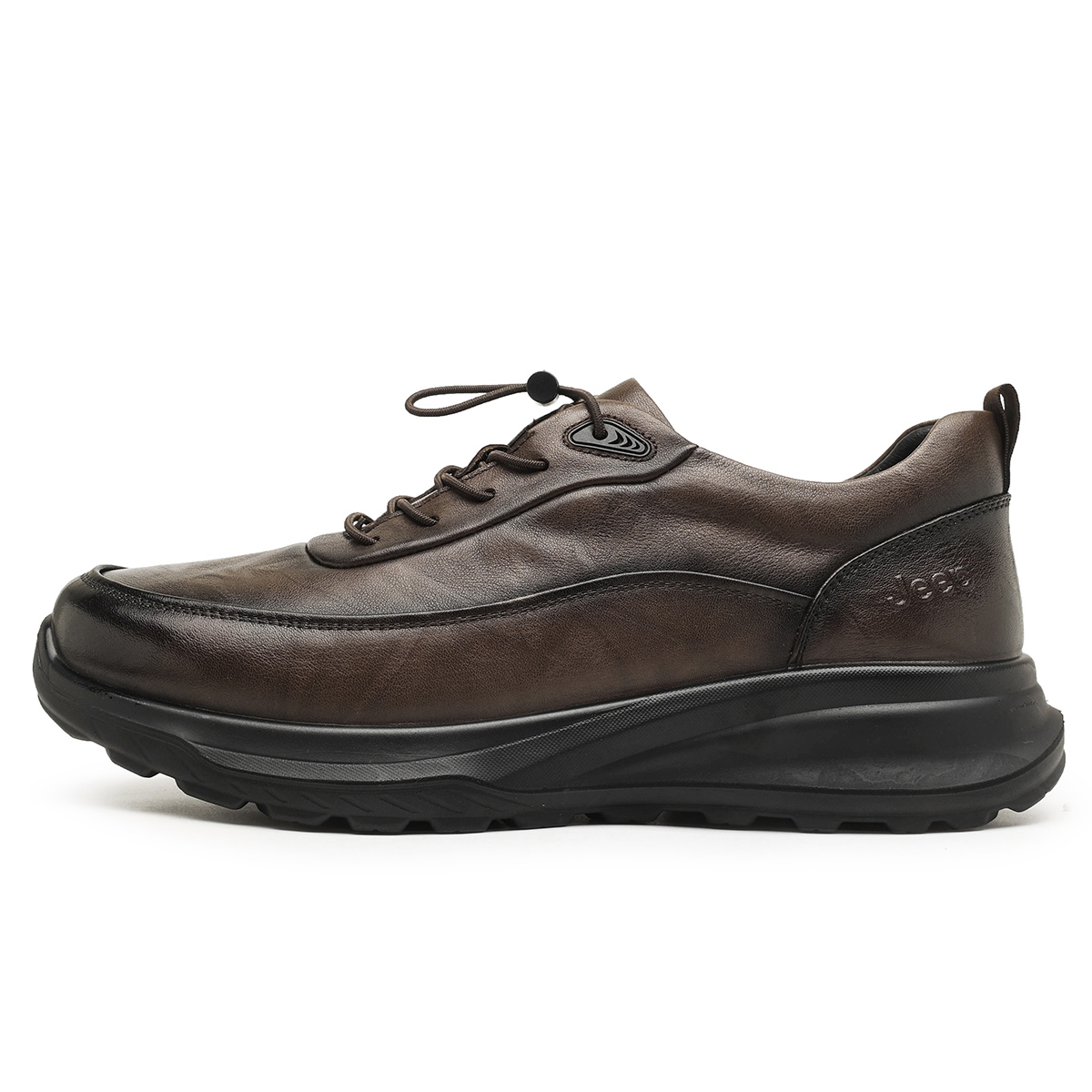 

Городские повседневные ботинки City Casual Collection из спилка, нескользящие и дышащие, низкие, мужские Jeep, коричневый[leather shoe size: size 40 in this model = athletic shoes 41]