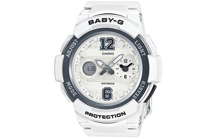 

CASIO Часы Women's BABY-G White Watch BGA-210-7B1, White Dial