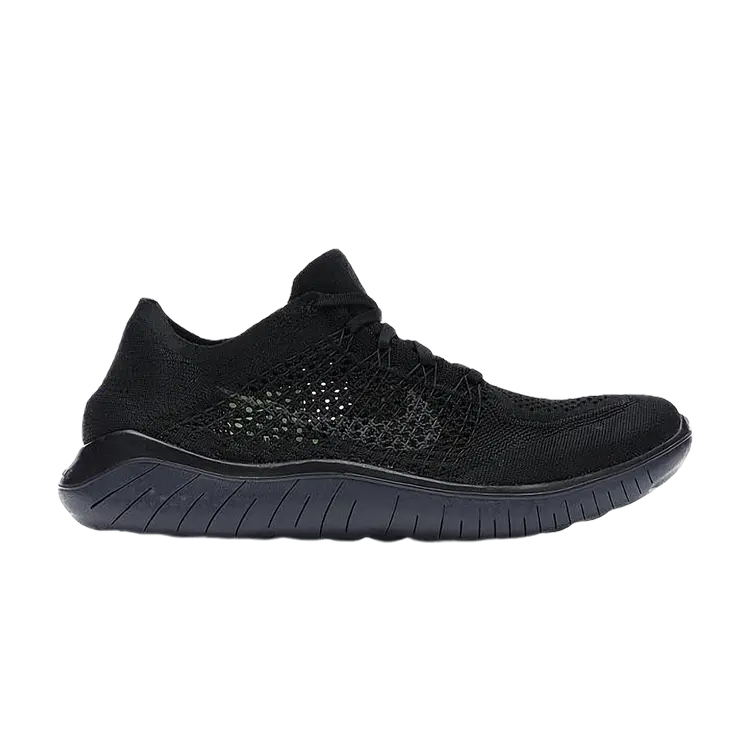 

Кроссовки Nike Free RN Flyknit 2018 'Anthracite', черный