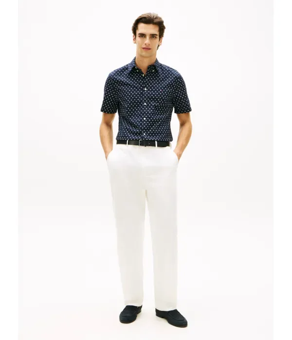 Футболка TH FLEX regular fit Tommy Hilfiger, темно-синий — фото 2