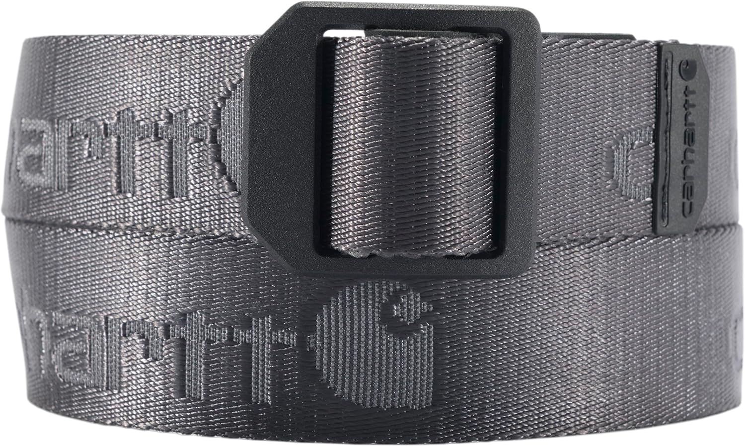 

Carhartt Men's Casual Belts, W/Heavy Duty Flexible Stitching, Available in Multiple Styles, Colors & Sizes, Nylon Webbing Ladder Lock (Gravel)