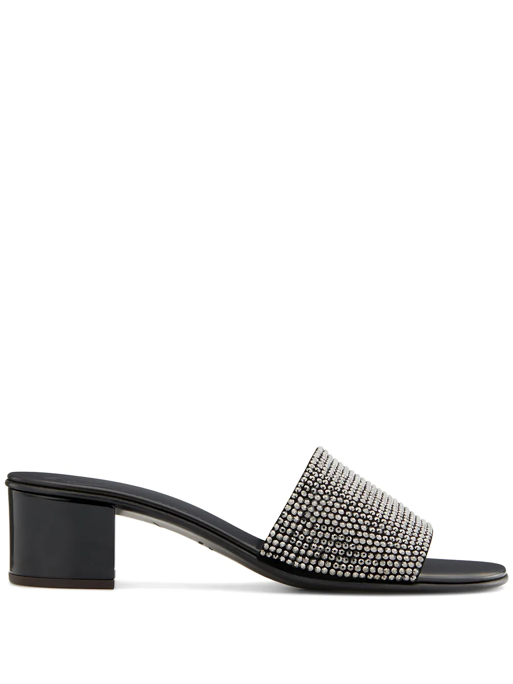 Босоножки Adelia 50 с кристаллами Giuseppe Zanotti, черный