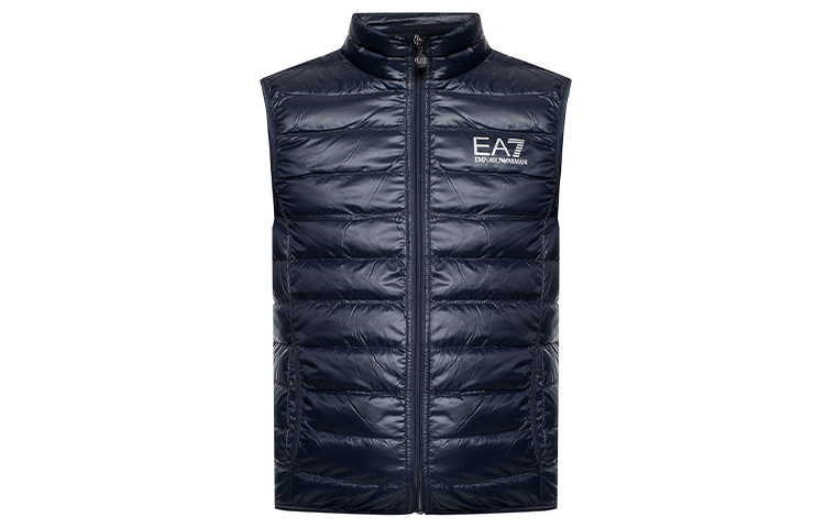 

Футболка с принтом логотипа Ea7 и молнией EMPORIO ARMANI, темно-синяя, Синий, Футболка с принтом логотипа Ea7 и молнией EMPORIO ARMANI, темно-синяя