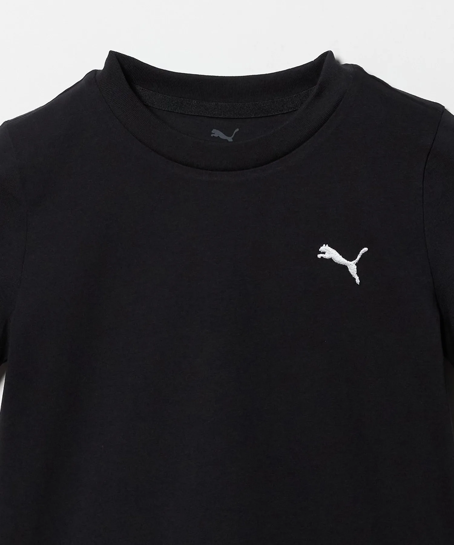 Детская футболка PUMA с логотипом белая — фото 3