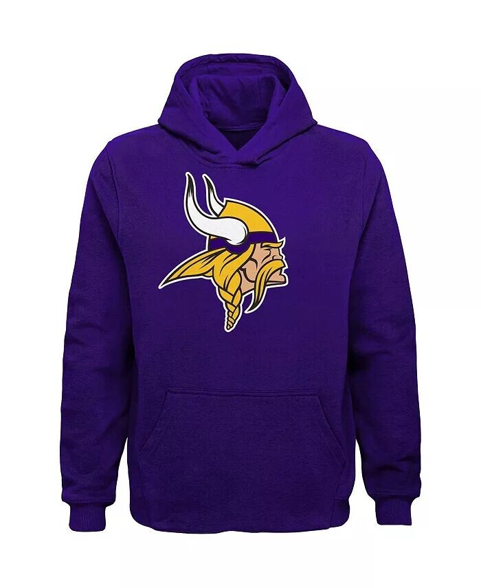 

Толстовка с капюшоном Big Boys Purple Minnesota Vikings Team Logo Outerstuff