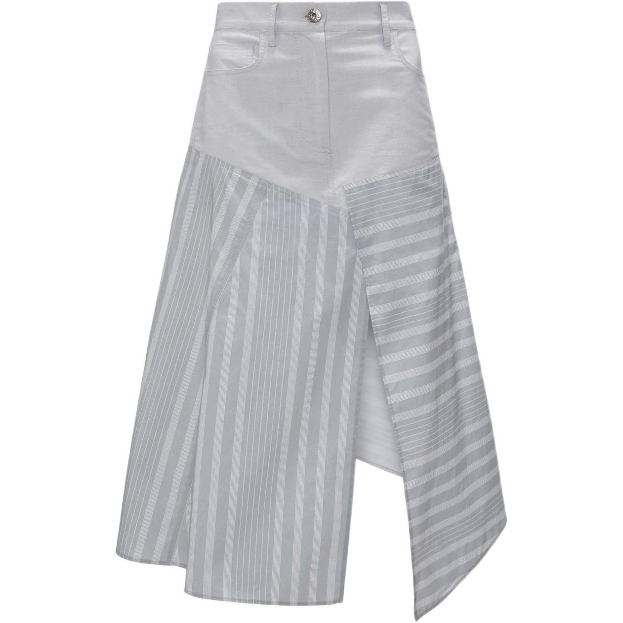 

Асимметричная юбка с неровным краем JW Anderson, серый