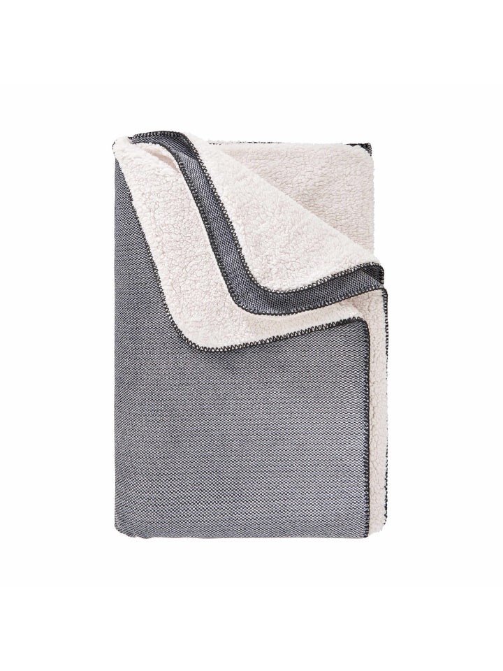 

Одеяло Butlers Micro Vlies L 200 x B 150cm HOME ZONE, цвет schwarz-weiß