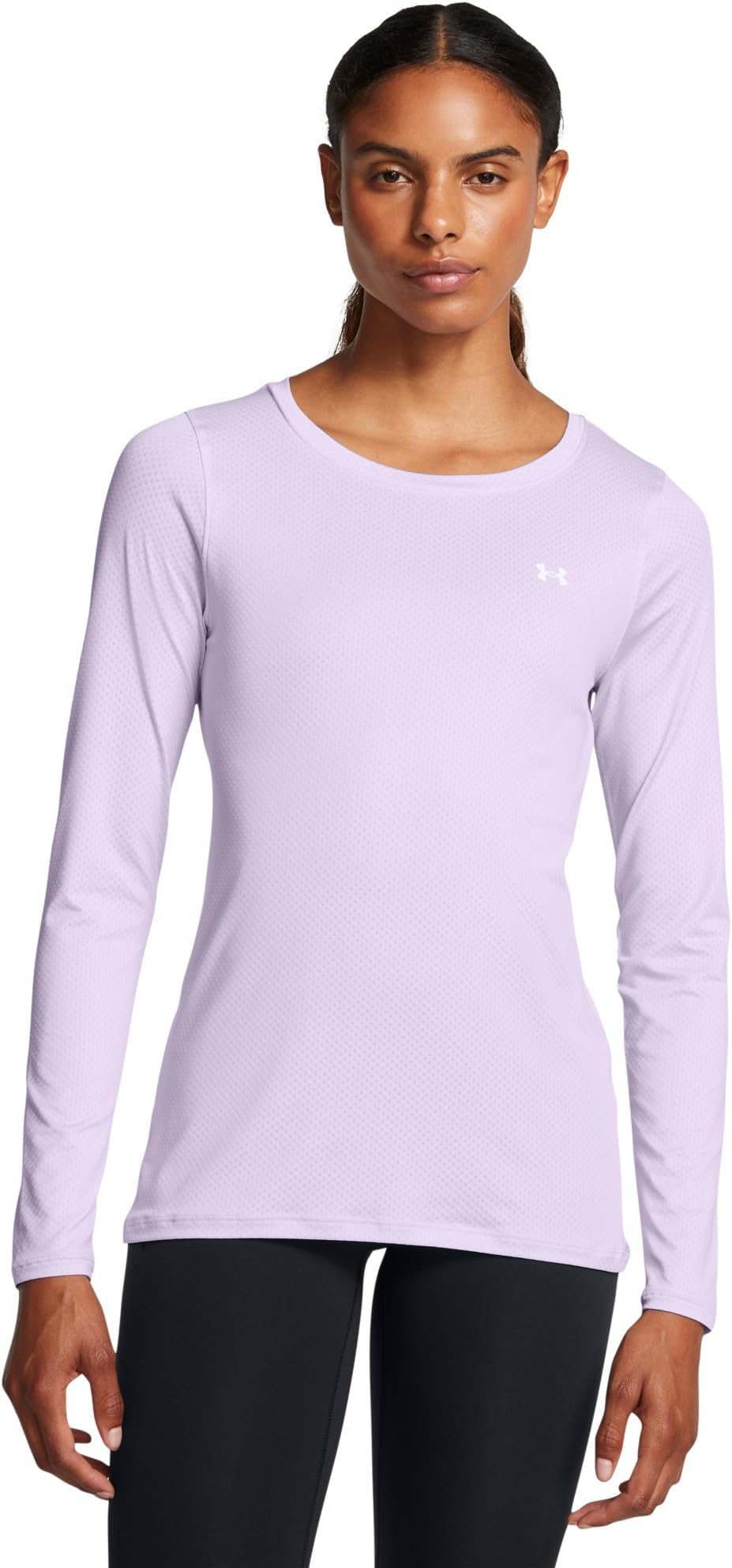 

Лонгслив Under Armour UA HeatGear Armour Long Sleeve, цвет Salt Purple/White