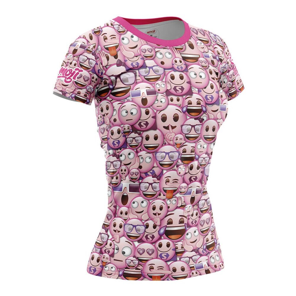 

Футболка с коротким рукавом Otso Emoji Classic Pink, розовый