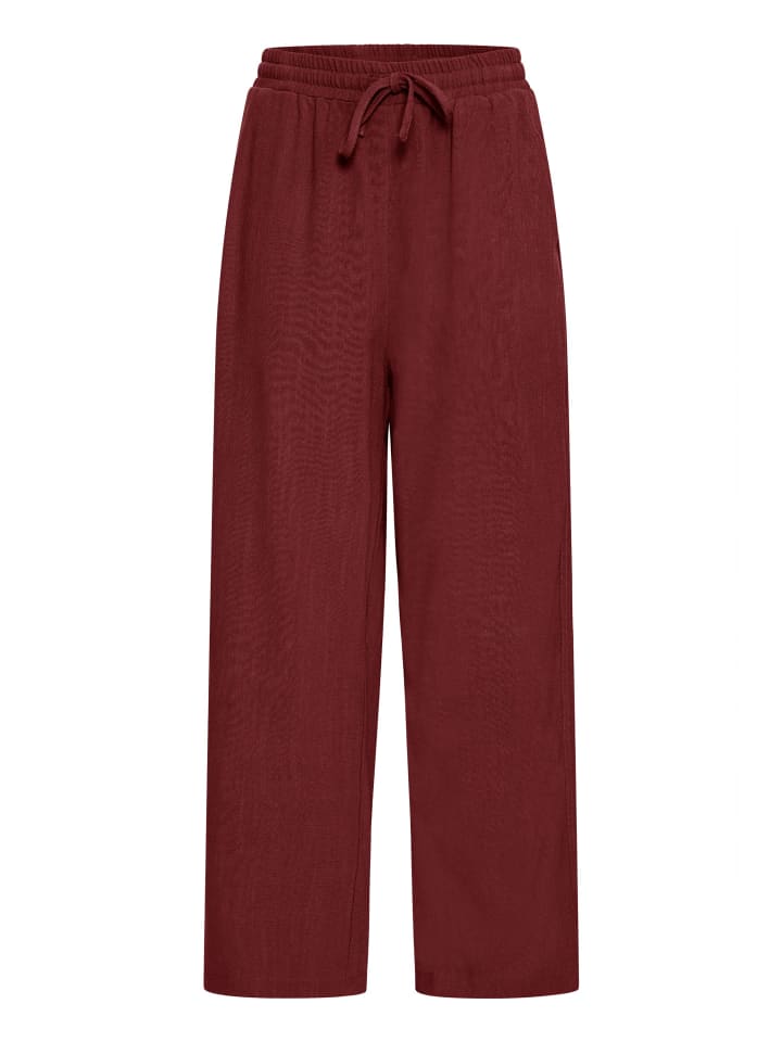 

B. young Повседневные брюки BYFILINEN свободного кроя цвета Tawny Port