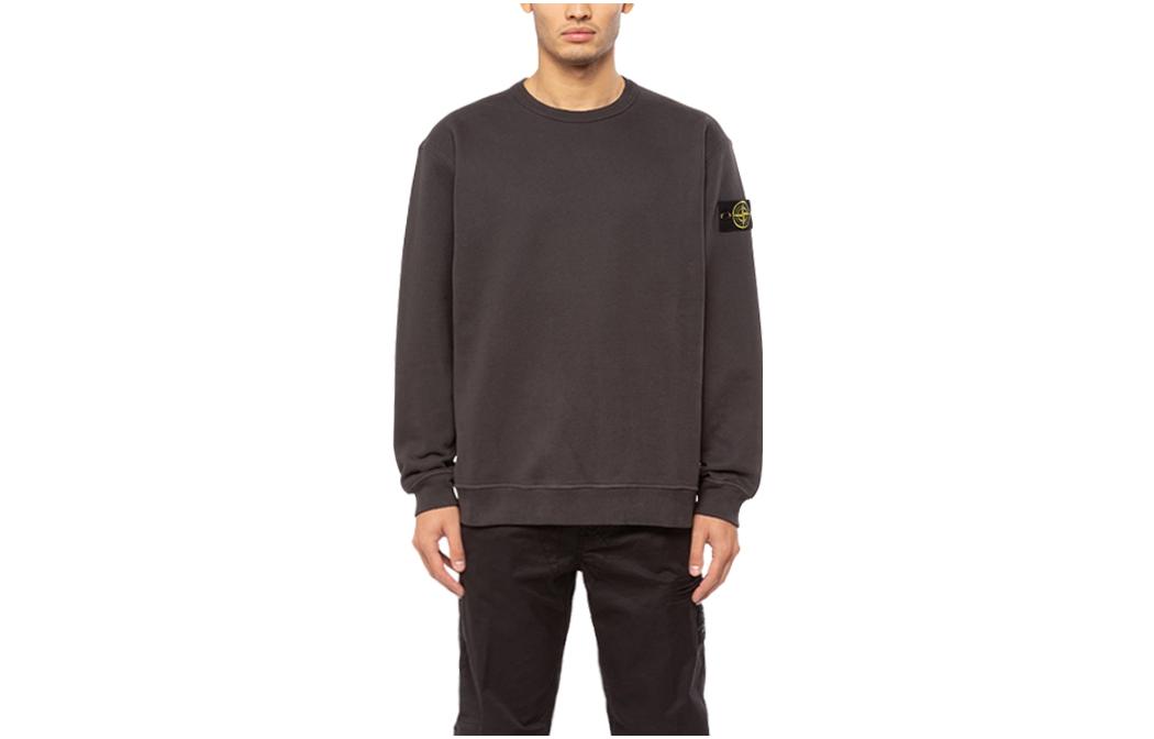 

Свитшот мужской темно-серый STONE ISLAND