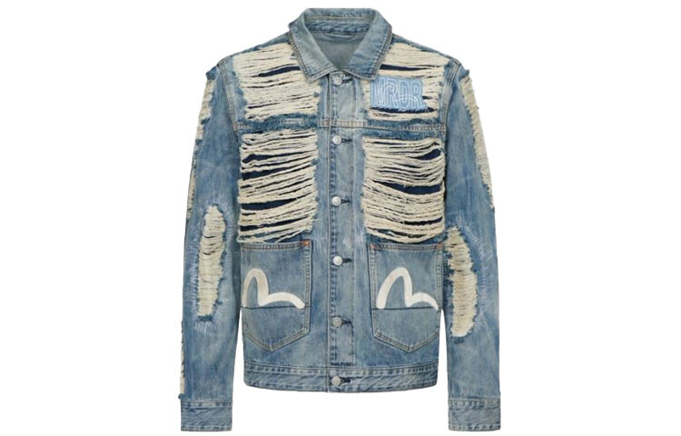 

Ev Bravado X Джинсовая куртка мужская синяя Evisu, синий