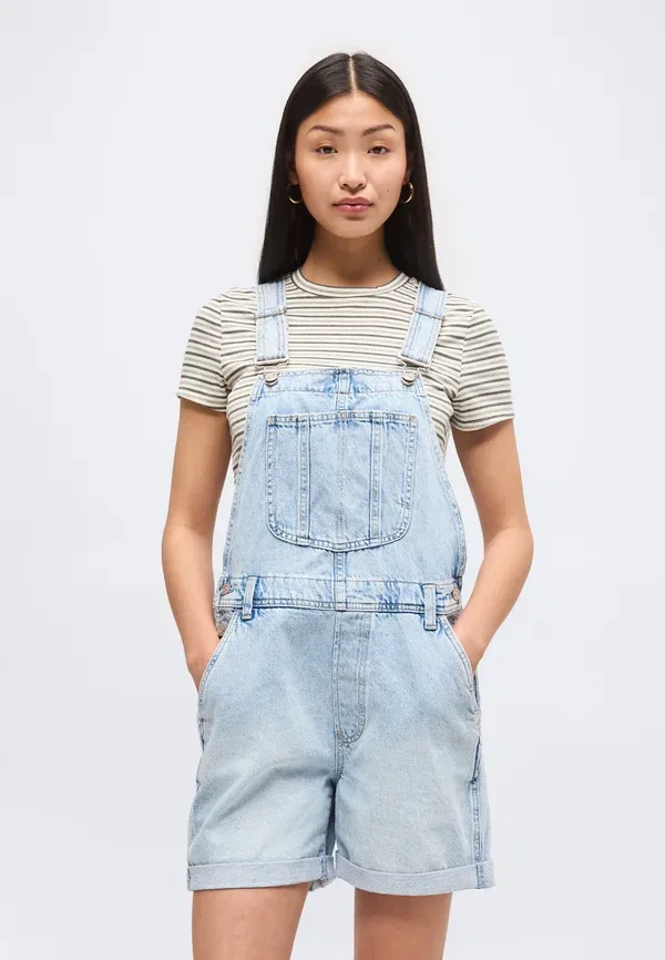 Комбинезон джинсовый Gap, super light wash, суперсветлая стирка