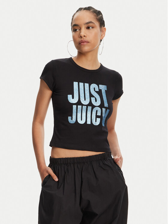 

Облегающая футболка Just Juicy JCGCT125040 Juicy Couture, черный