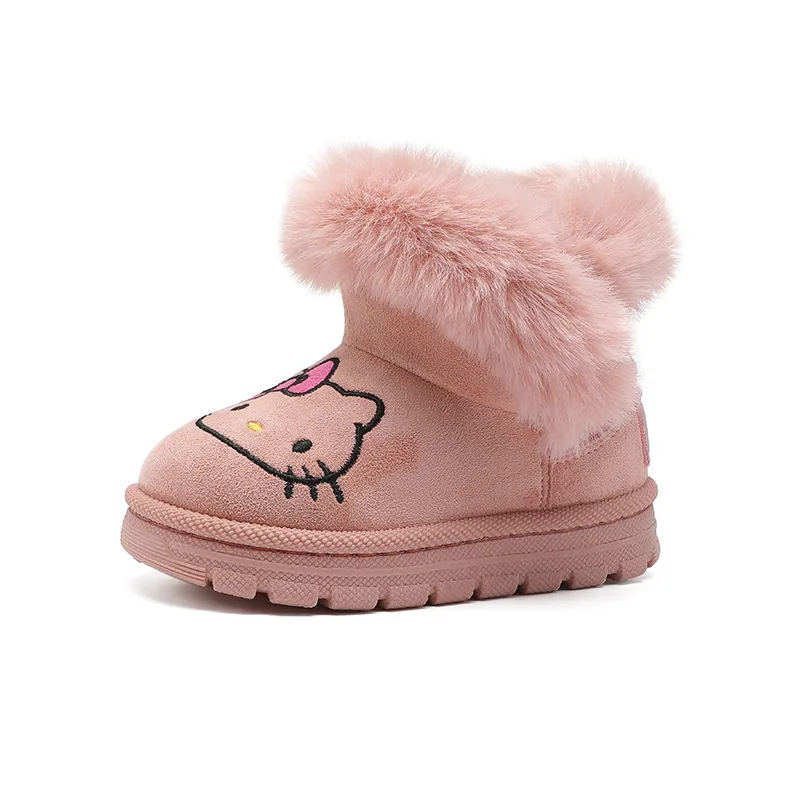Детские зимние ботинки Hello Kitty с высоким голенищем, амортизацией и термоизоляцией Sanrio, розовый — фото 3