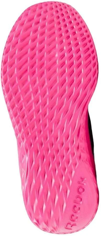 Кроссовки для бега Reebok Girls' Rush Runner 5.0 Syn, черный/розовый — фото 3