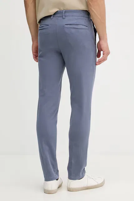 Чиносы slim fit H-Kaiton1 BOSS, синий — фото 3