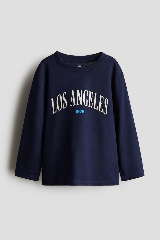 

Футболка с длинным рукавом H&M, синий