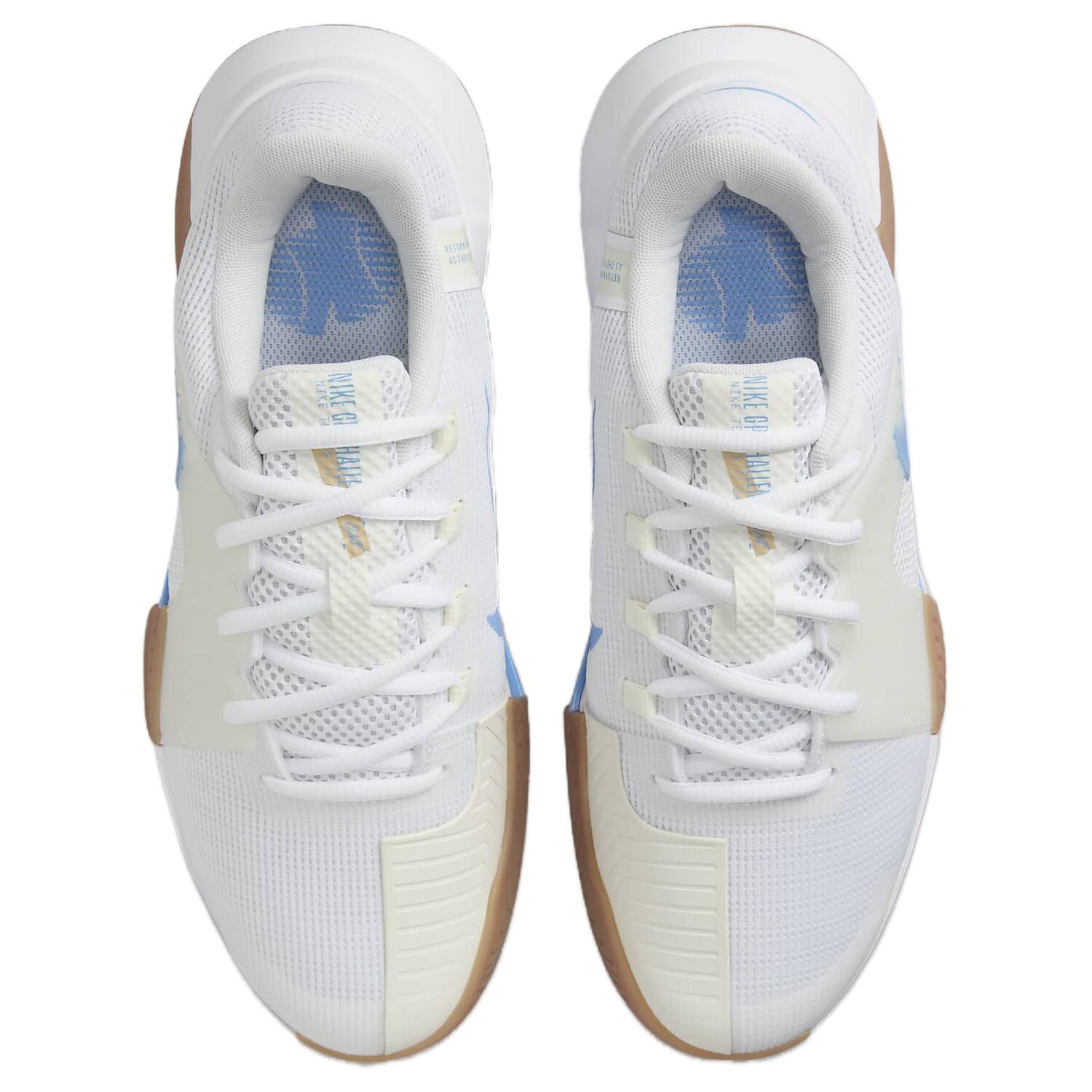 Женские теннисные кроссовки Nike Air Zoom GP, серые — фото 4