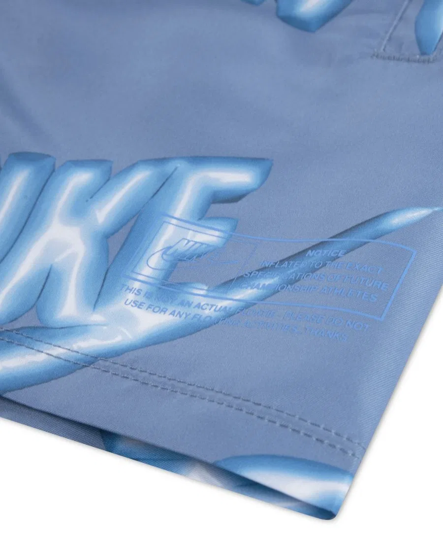 Детский комплект для мальчиков 2T-4T: футболка с коротким рукавом и шорты Sportswear Club, 2 предмета Nike, синий — фото 3