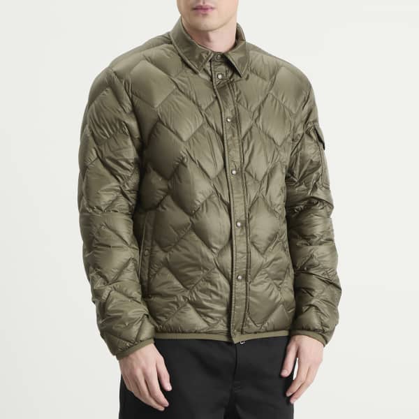 Рубашка-Куртка Moulleau из переработанной ткани рипстоп Moncler, зеленый — фото 2