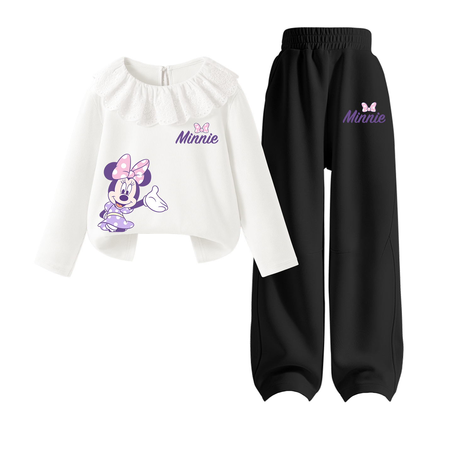 

Детская повседневная спортивная одежда Disney, белый