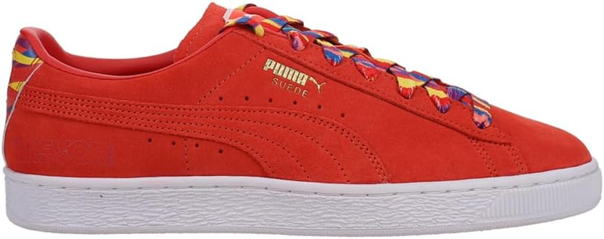 

Мужские кроссовки PUMA Trevor Project X из замши на шнуровке, повседневные - красные