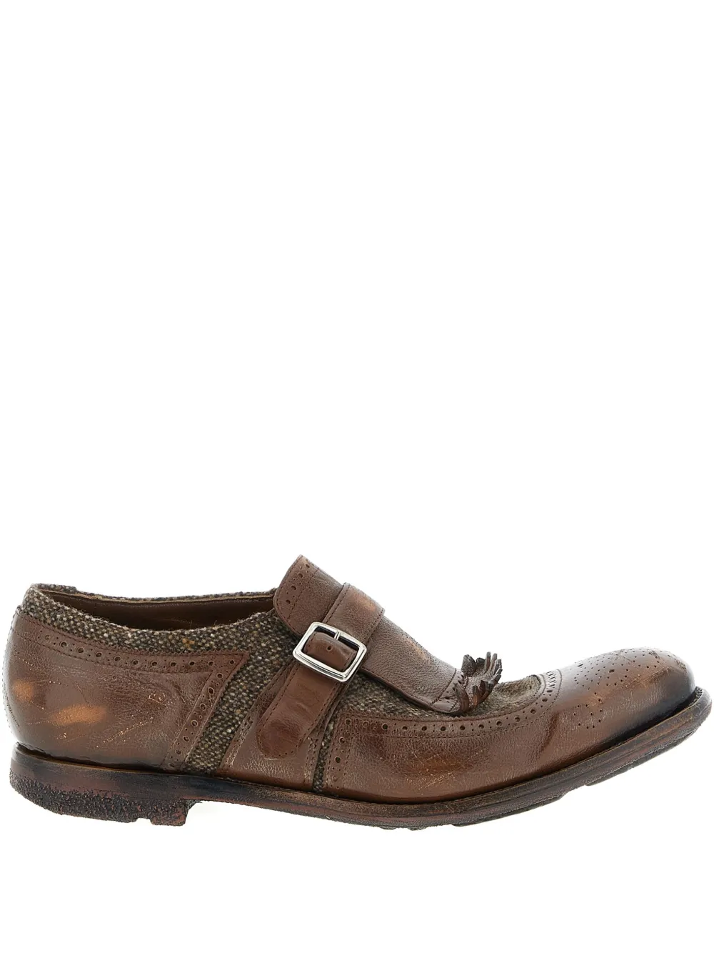 

Лоферы Shanghai с бахромой Church'S, коричневый