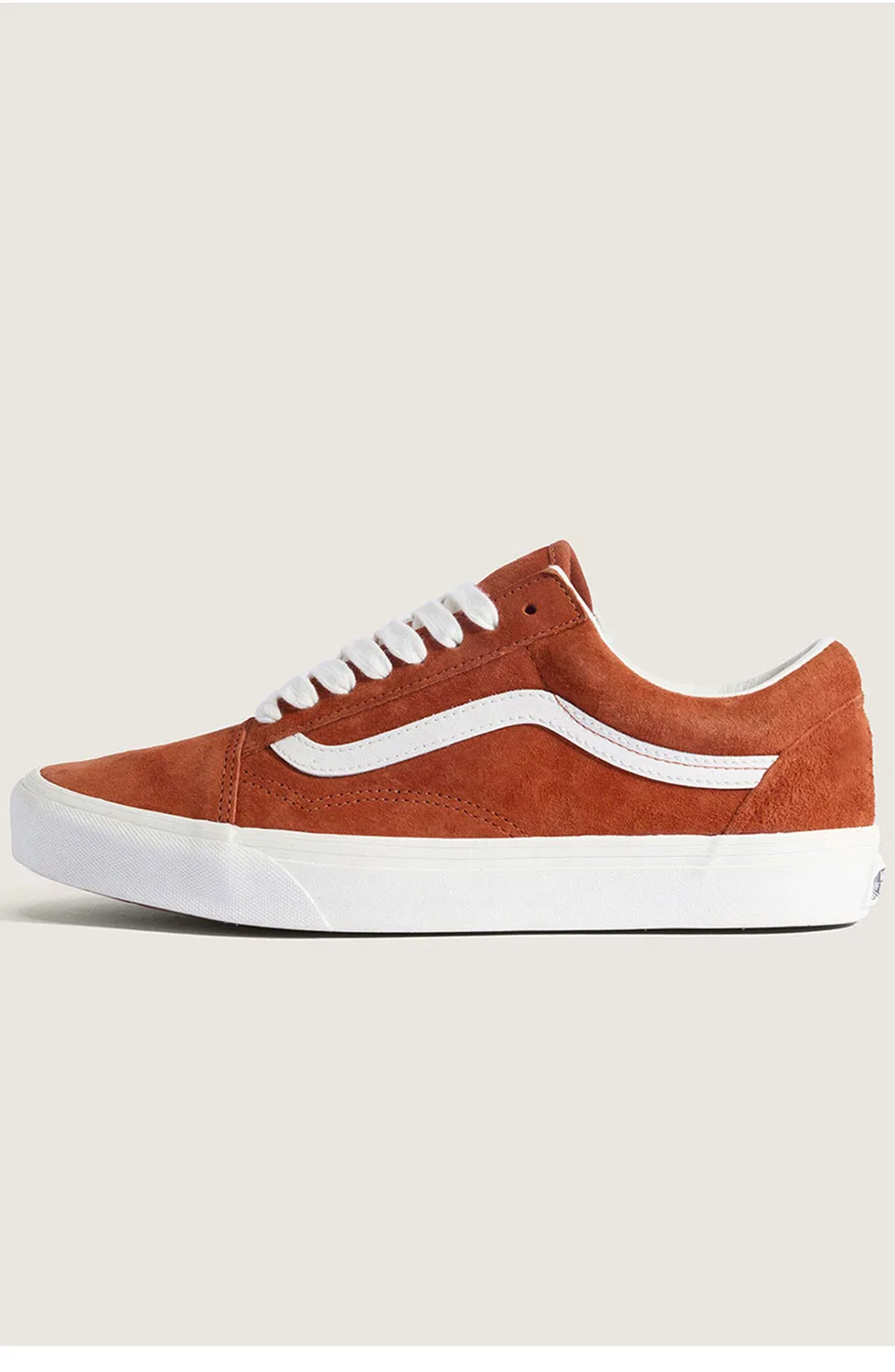 Мужские низкие замшевые кроссовки Old Skool Burnt Orange от Vans — фото 4