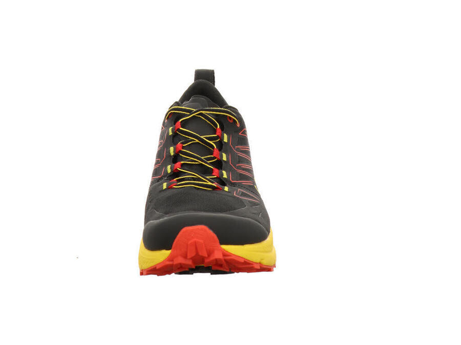 LA SPORTIVA Кроссовки для бега по пересеченной местности для мужчин Jackal – чёрно-жёлтые — фото 3