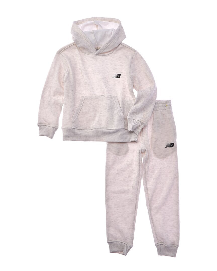 

Комплект худи и джоггеров New Balance, Oatmeal