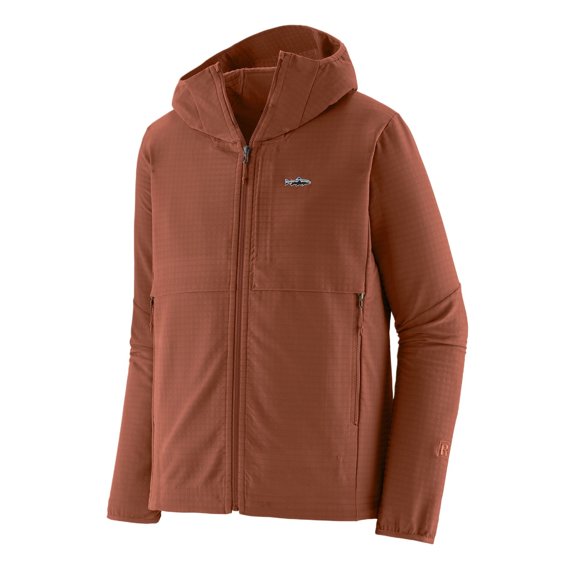 

Толстовка R1 Fleece мужская Patagonia, коричневый
