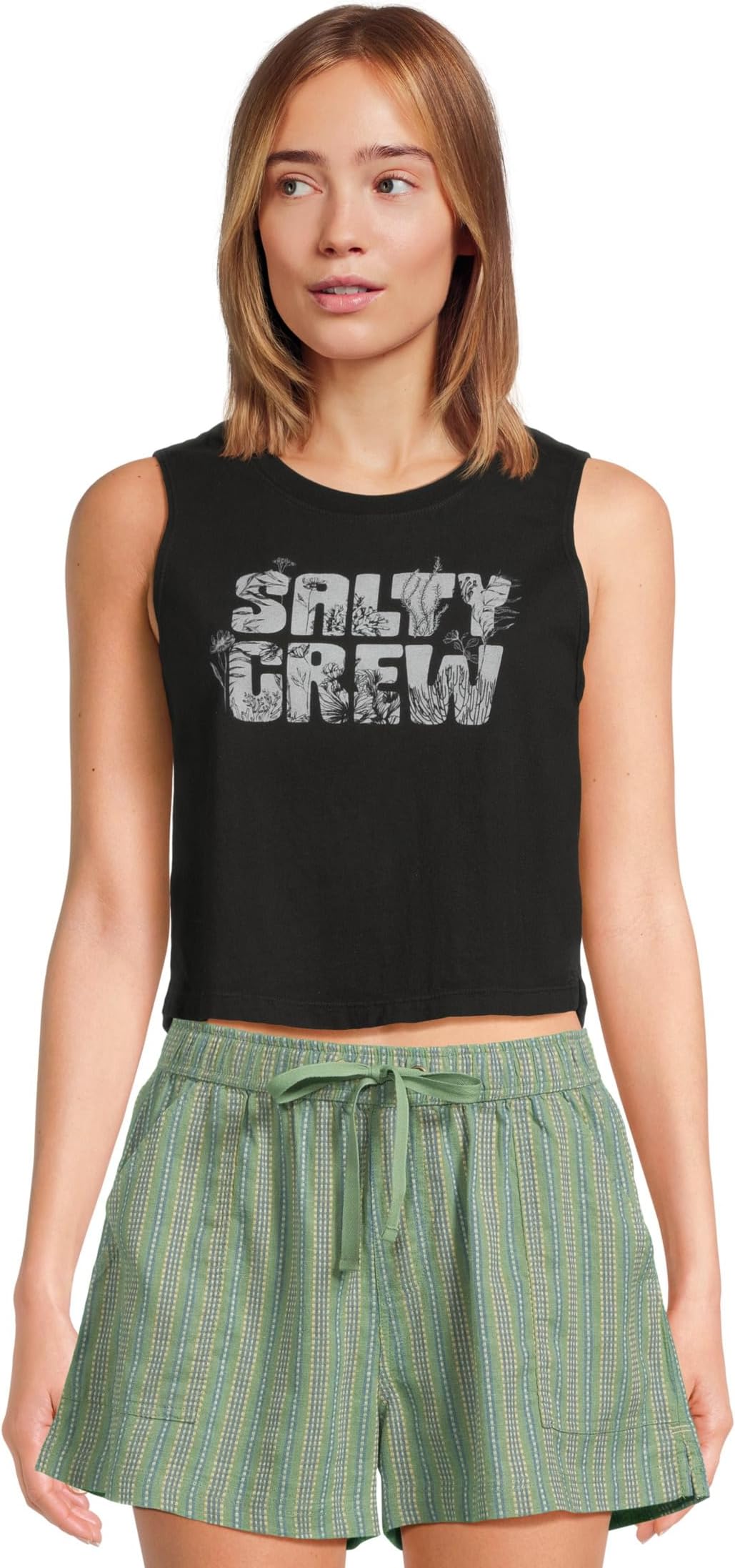 

Топ Salty Crew Sea Life Cropped Tank, черный