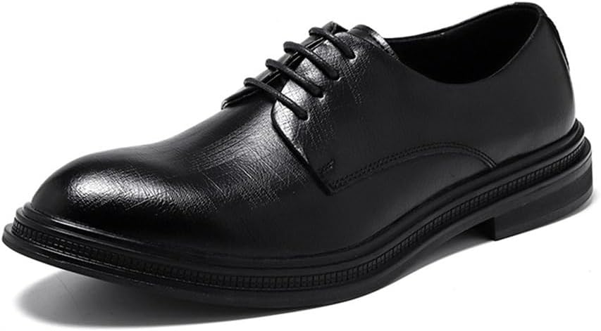 

Мужские классические формальные туфли Удобные деловые туфли для костюма для вечера, униформы, свадьбы и работы Kyoescai, черный