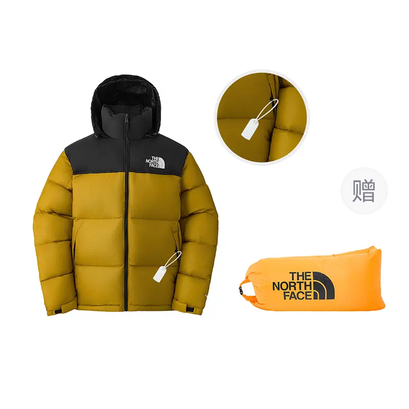 

THE NORTH FACE Куртка Retro Nuptse 1996, Moss Green-Free Shopping Bag