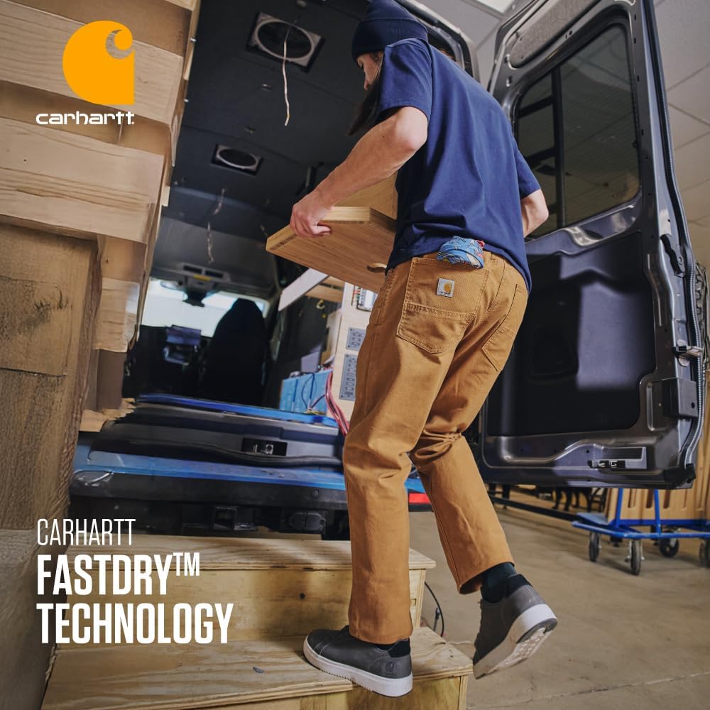 Мужские кроссовки Carhartt Detroit с кожаным носком Nano, коричневый — фото 2