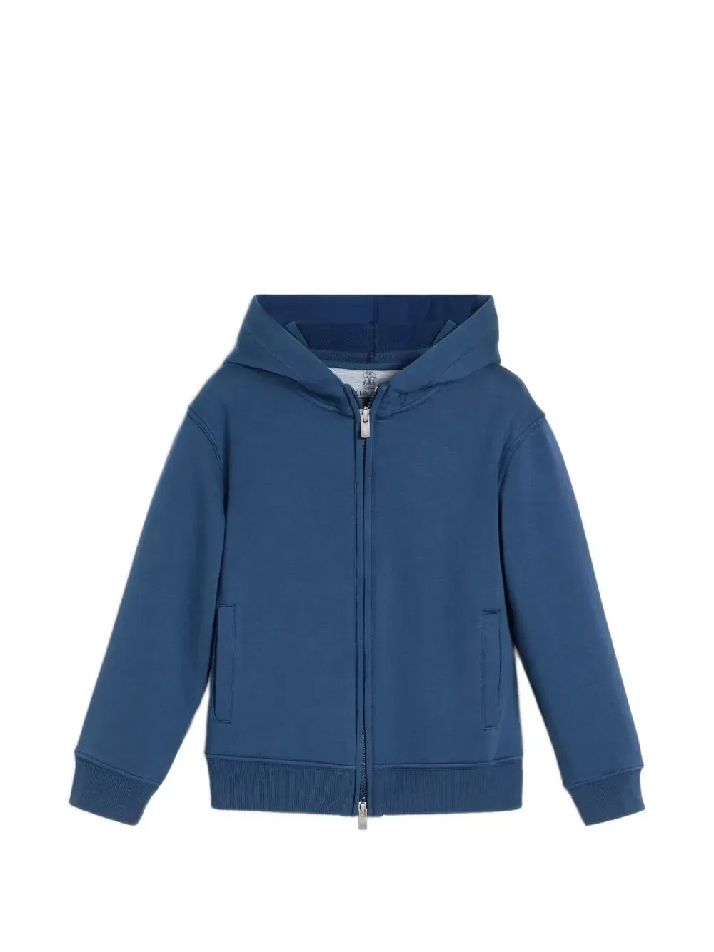 Худи с длинными рукавами Brunello Cucinelli Kids, синий